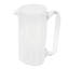 Novica Handmade Garden Relaxation In White Blown Recycled Glass Pitcher