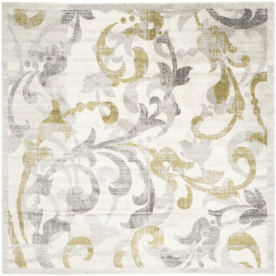 Tapis ivoire / gris clair Ammundsen