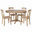 Ensemble de table de salle à manger moderne 5 pièces pour 4