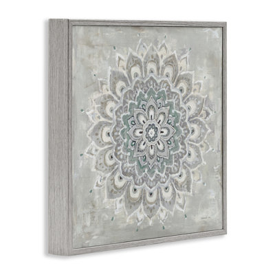 Gentle Mandala Flower Framed Giclee Art by Danhui Nai