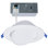 6" Selectable Color Temperature Dimmable IC Rated LED Canless Recessed Lighting Kit