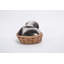 Statue chiot panier en osier Shih Tzu
