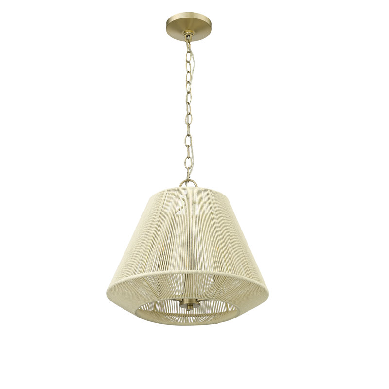 Kamekia 3 - Light Unique/Statement Pendant, Modern Gold