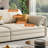 Khaki Polyester Modular Sofa-1556853659-1556853661