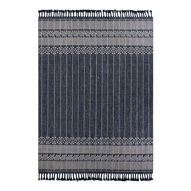 Cosmina Striped Indoor / Outdoor Rug, Rectangle 10' x 14'1"
