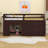 Loft Bed With Drawers And Shelf-2112633180