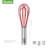Tovolo Mini Whisk with Silicone-Coated Wires for Small Bowls and Non-Stick Cookware, Cayenne-97921021