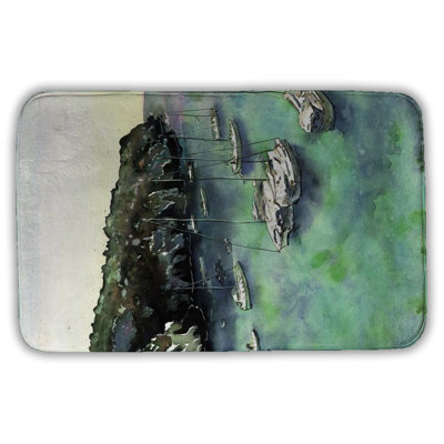 Kaissar Microfiber Non-Slip Bath Mat