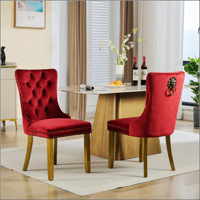 Ensemble de chaises de salle à manger rembourrées Mid-Century