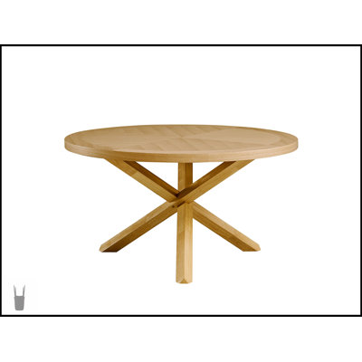 Kasem 5-Piece Oak Finish Round Dining Table With Matching Chairs For Cozy And Stylish Dining Experiences