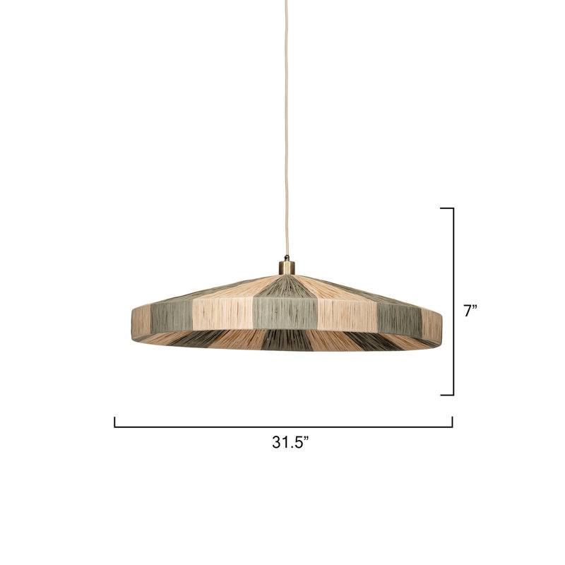 Parasol 1 - Light Pendant, Green