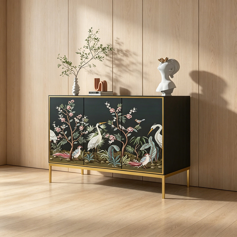 Chinese Style Solid Wood Storage Cabinet