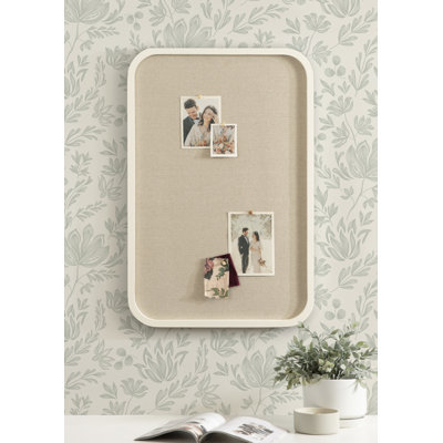 Hutton Rounded Rectangle Wood Pinboard