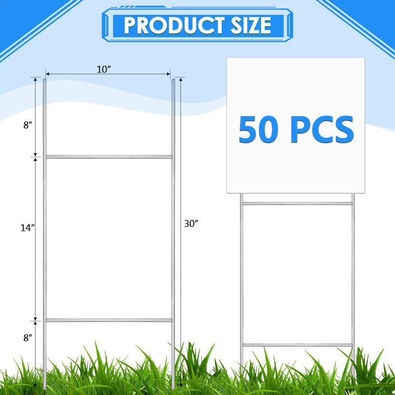Piquets pour pancartes de jardin 30 po x 10 po Stanette
