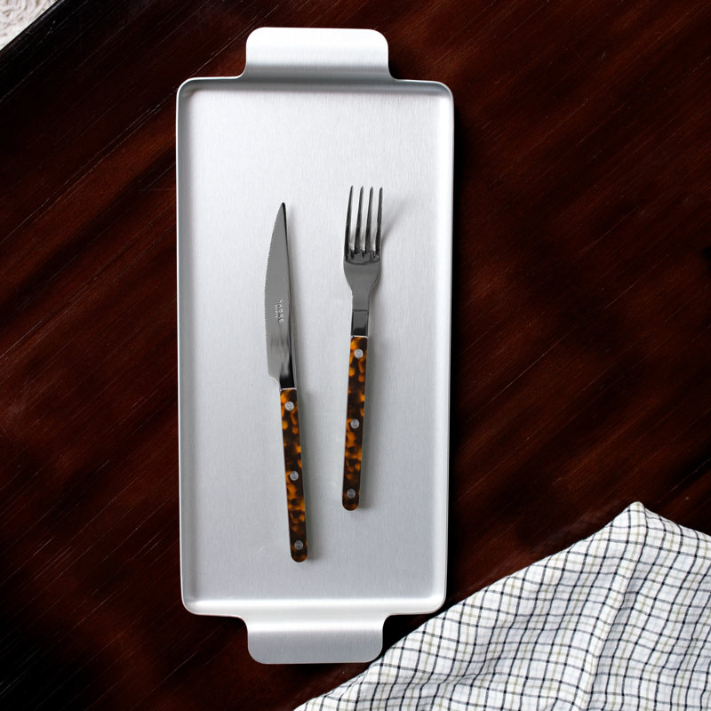 Bistrot Tortoise 5 - Piece Stainless Steel Flatware Set - Service for 1