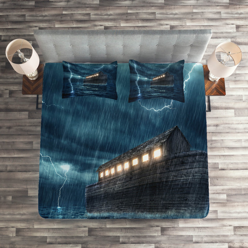 Coastal Polyester Coverlet