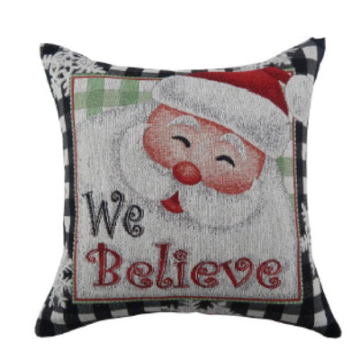 Floral Cotton Blend Throw Pillow