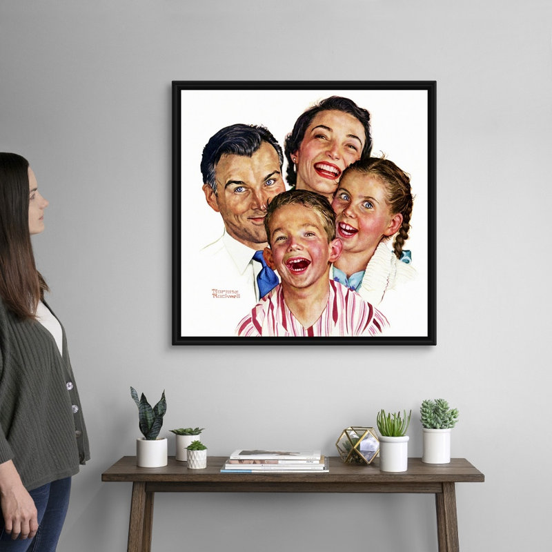 Art mural sur toile The Greatest Joys Are, H 32 po x l 32 po x P 1,75 po, Cadre flottant noir