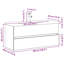 100mm Single Bathroom Vanity with Basin