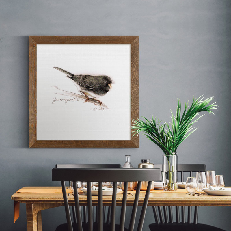 Mixed signaux IV-reproduction d’art sur toile encadrée, H 35,5 po x l 35,5 po x P 1,5 po, Érable encadré