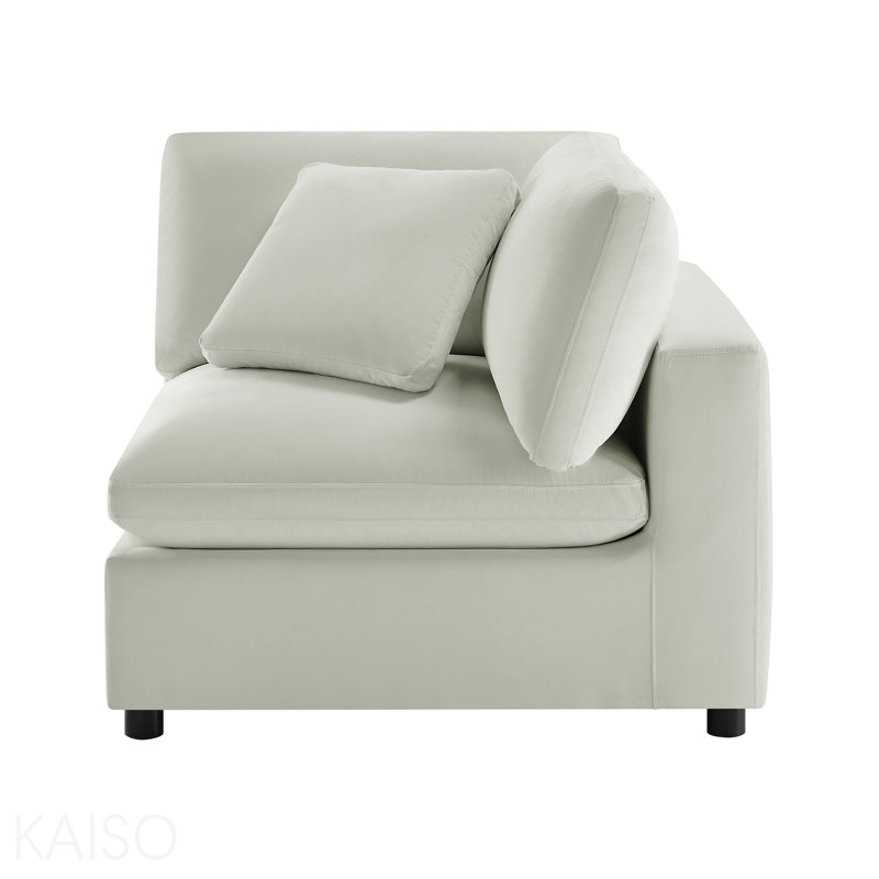 Fauteuil d'angle de coin ivoire, Ivoire ivoire