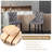 Modern Velvet Upholstered Counter Height Bar Stools (Set of 6)-108497669