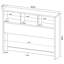 Geary Mango 3-Piece Full Bedroom Set With Bookcase Headboard-1681544642-1681544637