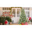 Arbre de Noël 5 pi avec 200 lumières DEL blanc chaud - 694 pointes en PVC et aiguilles dures, 51 pommes de pin, conception à branches articulées, support en métal robuste - arbre de Noël réaliste-2011936253-2011936254