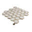 Heritage 2 in. x 2 in. Honeycomb Polished Marble Tile