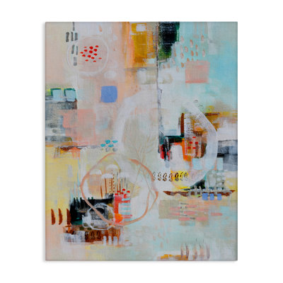 «Summer Lust Abstraction Canvas», conception par Katherine Irvin
