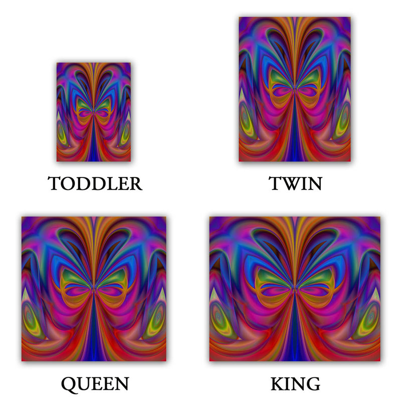Abstract Duvet Cover, 1 King Duvet Cover + 2 King Shams