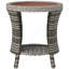 Table d'appoint en osier pour l'extérieur-1862353226