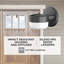 Applique murale d'extérieur à DEL 5 po Jodena - Gris texturé-1399396429