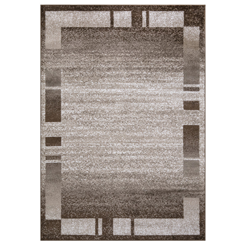 Tapis beige à motif abstrait Gianna, Rectangle 3 pi 11 po x 5 pi 7 po