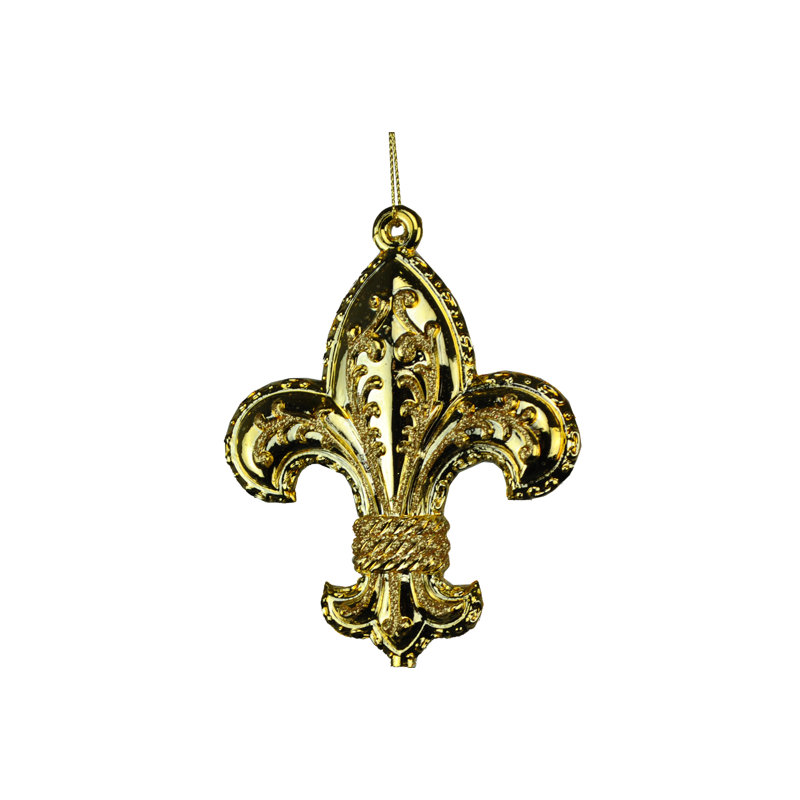 6 Piece Ornament Set, Gold
