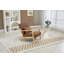 Chaise d'appoint rembourrée avec coussin