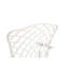 Ensemble bistro de patio 3 pièces en aluminium moulé - Table et chaises résistantes aux intempéries, coussin blanc pour des moments agréables à l'extérieur sous la rouille - Porche