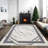 Monaco Series Abrstract Black/Gray/Ivory/Beige Area Rug-959414707