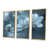 Toile avec cadre flottant or