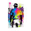 Abstrait coloré, impression de joueur de golf graffiti