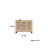 Aluminum Alloy Rainproof Sunscreen Shoe Cabinet 32 Pair Shoe Storage Cabinet