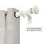 Tringle à rideau simple 5/8 po avec embouts de bateau-983436065-983436070