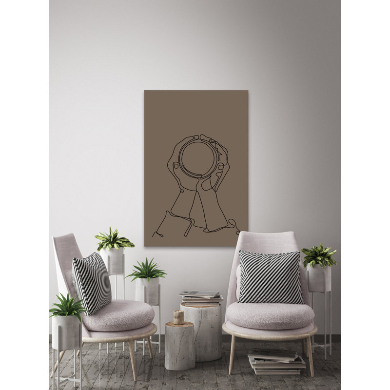 Through My Hands - Wrapped Canvas Painting, 152cm H x 101cm W x 3.81cm D
