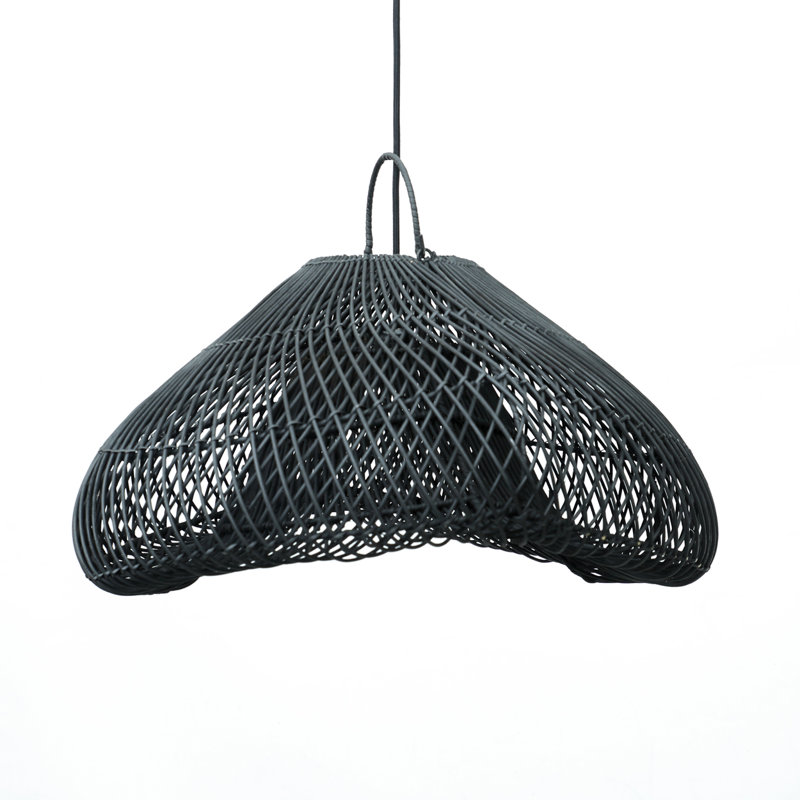 35cm H Novelty Pendant Shade ( Screw On ), Black