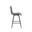 Tabouret de comptoir pivotant en similicuir