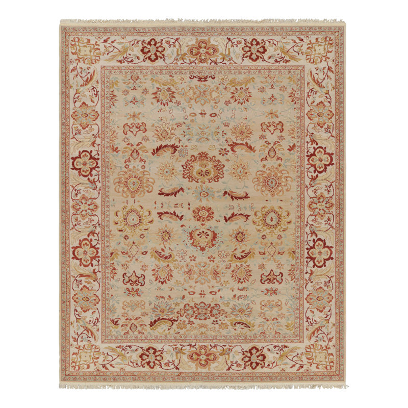 Rug & Kilim’S Persian Tabriz Style Rug With Floral Patterns