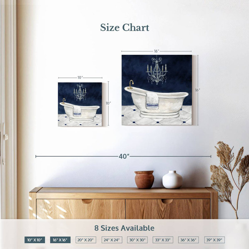 Kerrick Navy Blue Bath I