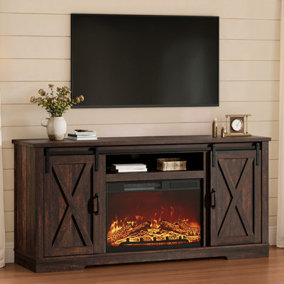 Meuble télé Chiara pour téléviseur de 75 po ou moins avec armoires Chiara