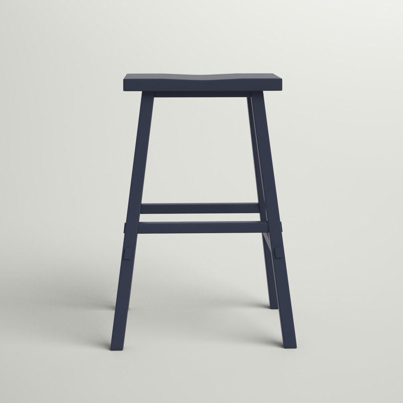 Knaack Barstool w/ Chair Glides, Navy, Bar Stool (30" Seat Height)