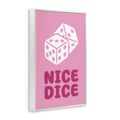 «Nice Dice», art de la giclée encadrée par Martina Pavlova